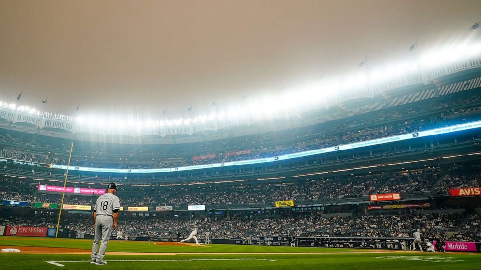 New York covered in haze from Canadian wildfires