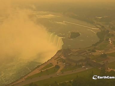 Maps show Canadian wildfire smoke descending on US