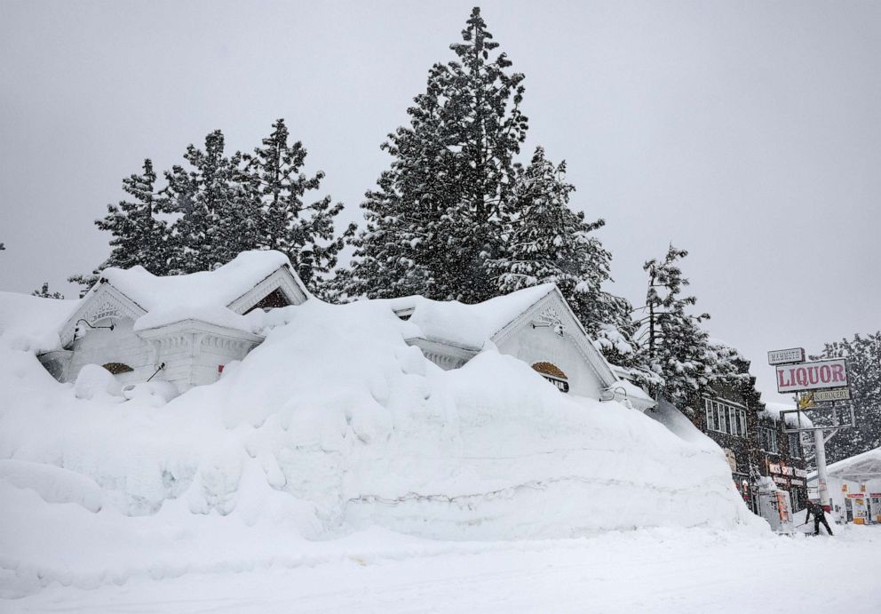 Heavy rain, snow continue in California, severe weather threatens the