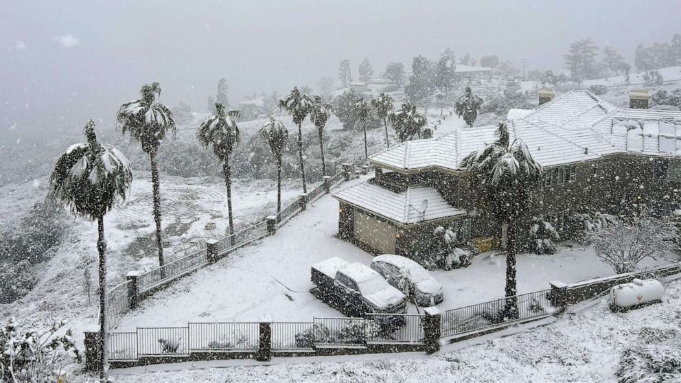 California Winter Storm 2025 Path