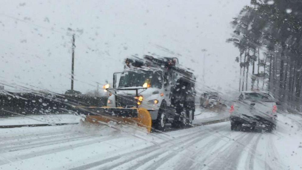 Winter storm slams Southeast, forecast to explode as 'bomb cyclone' in ...