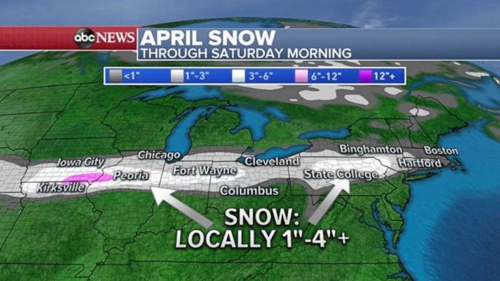 Cold weather in place across central, eastern US with snow on the way ...