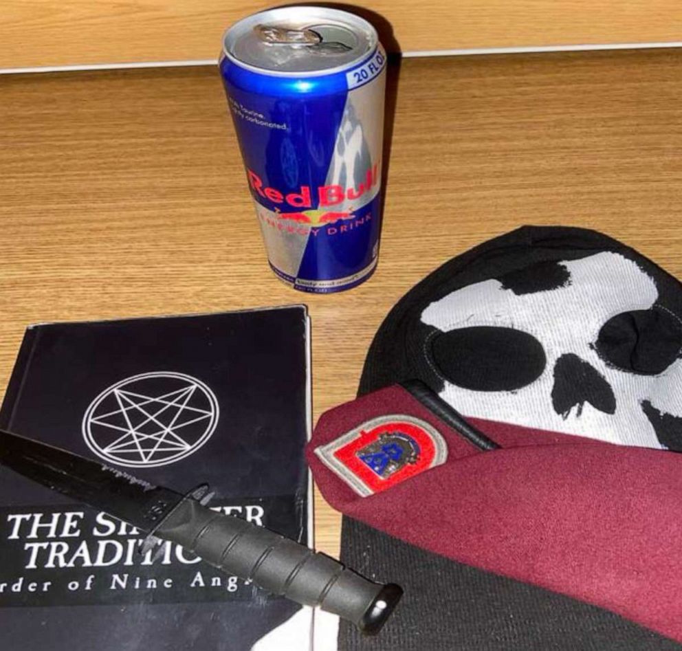 PHOTO: A photo included in a criminal complaint filed by the U.S. Attorney's office in New York is said by investigators to have come from the photo library of accused conspirator Ethan Melzer and appears to show neo-Nazi materials. 