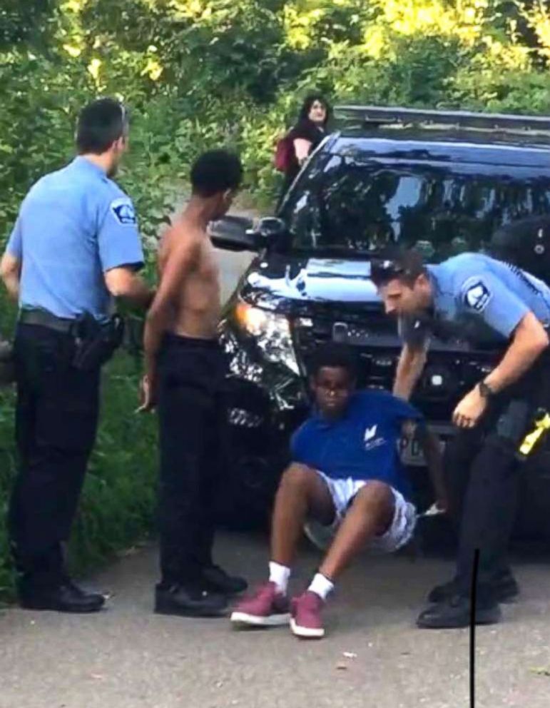 PHOTO: Somali-American teens handcuffed in Minnesota park after 911 caller falsely accuses them of having weapons.