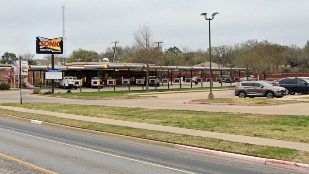 PHOTO: A Sonic Drive-In is shown in Keene, Texas.