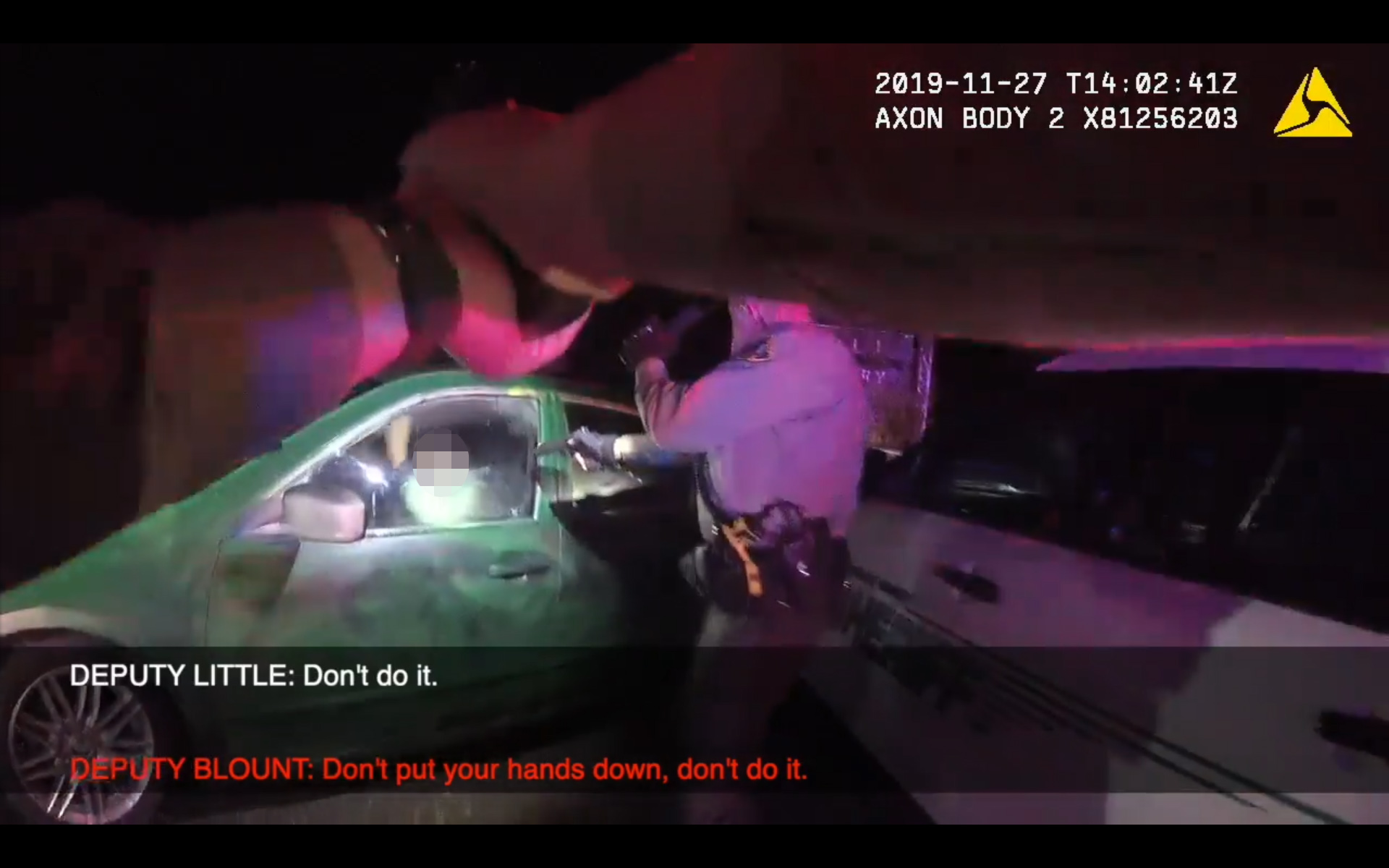 PHOTO: Body camera footage released by the Sonoma Sheriff in Northern California shows Sonoma County Deputies taking David Ward into custody on Nov. 28, 2019.