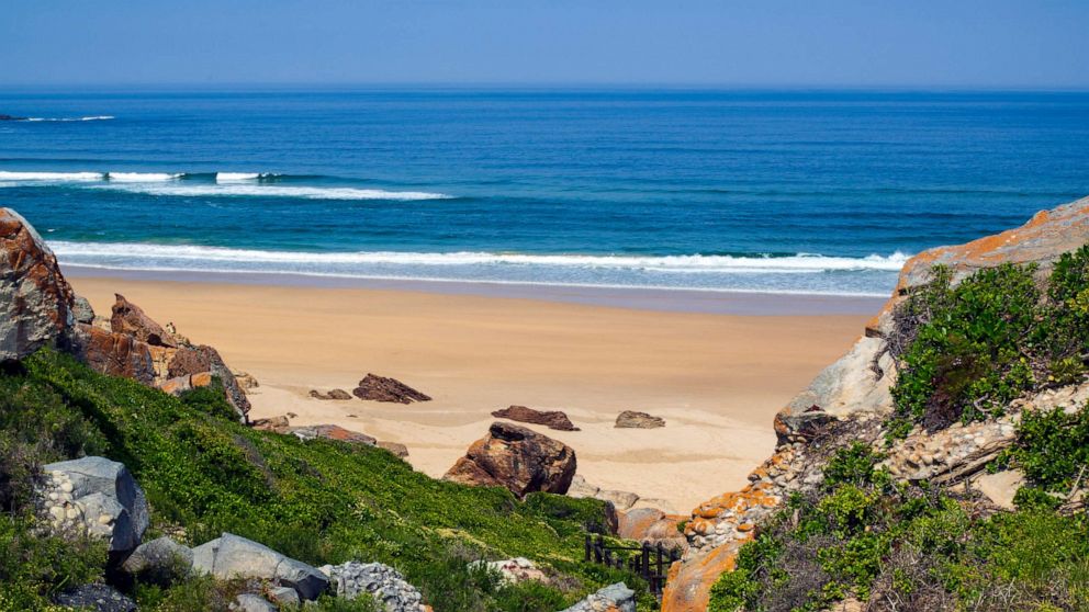 PHOTO: A beach at the Robberg Nature Reserve, a World Heritage Site outside Plettenberg Bay on the Garden Route, South Africa, on the southern tip of the African continent, Oct. 26, 2018.