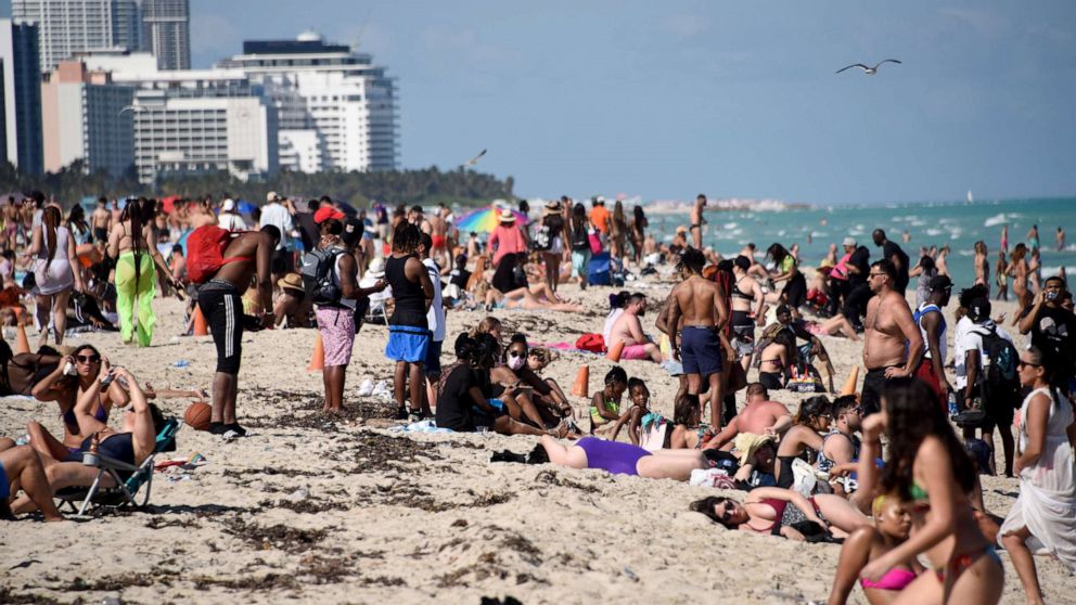 College students celebrating spring break despite continuation of COVID ...