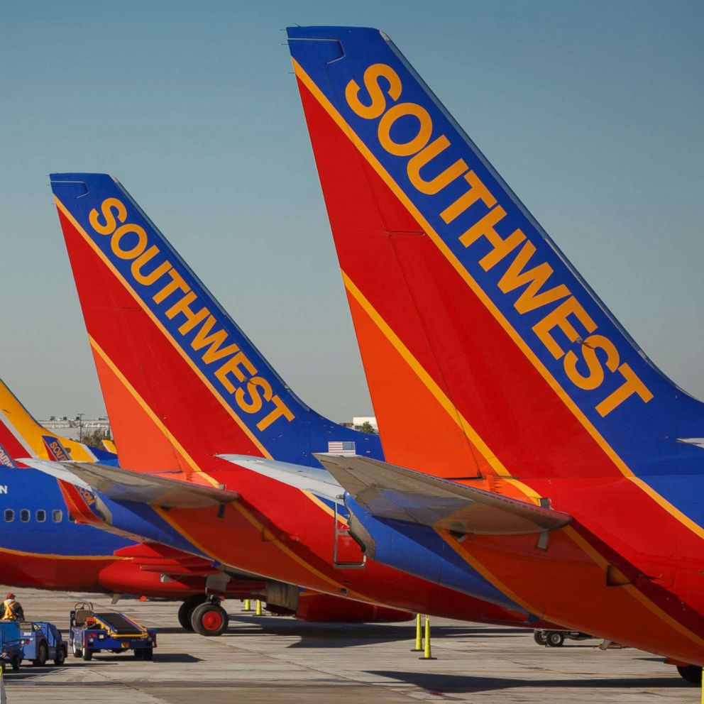 Southwest Airlines plane skids off taxiway at BWI Airport in