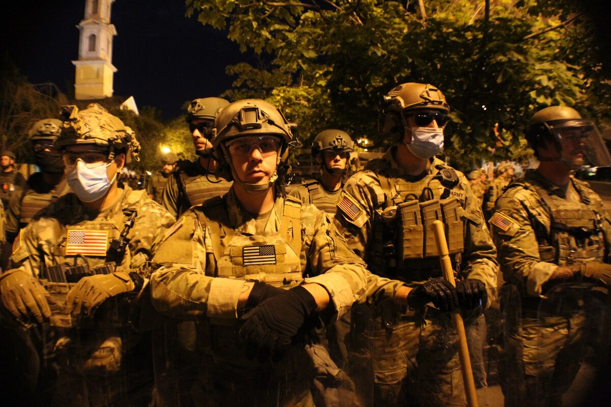 PHOTO: Special forces were in place near the White House this week as protests broke out in Lafayette Park over the death of George Floyd.