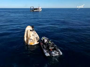 SpaceX Dragon successfully splashes down, returning NASA astronauts back to Earth