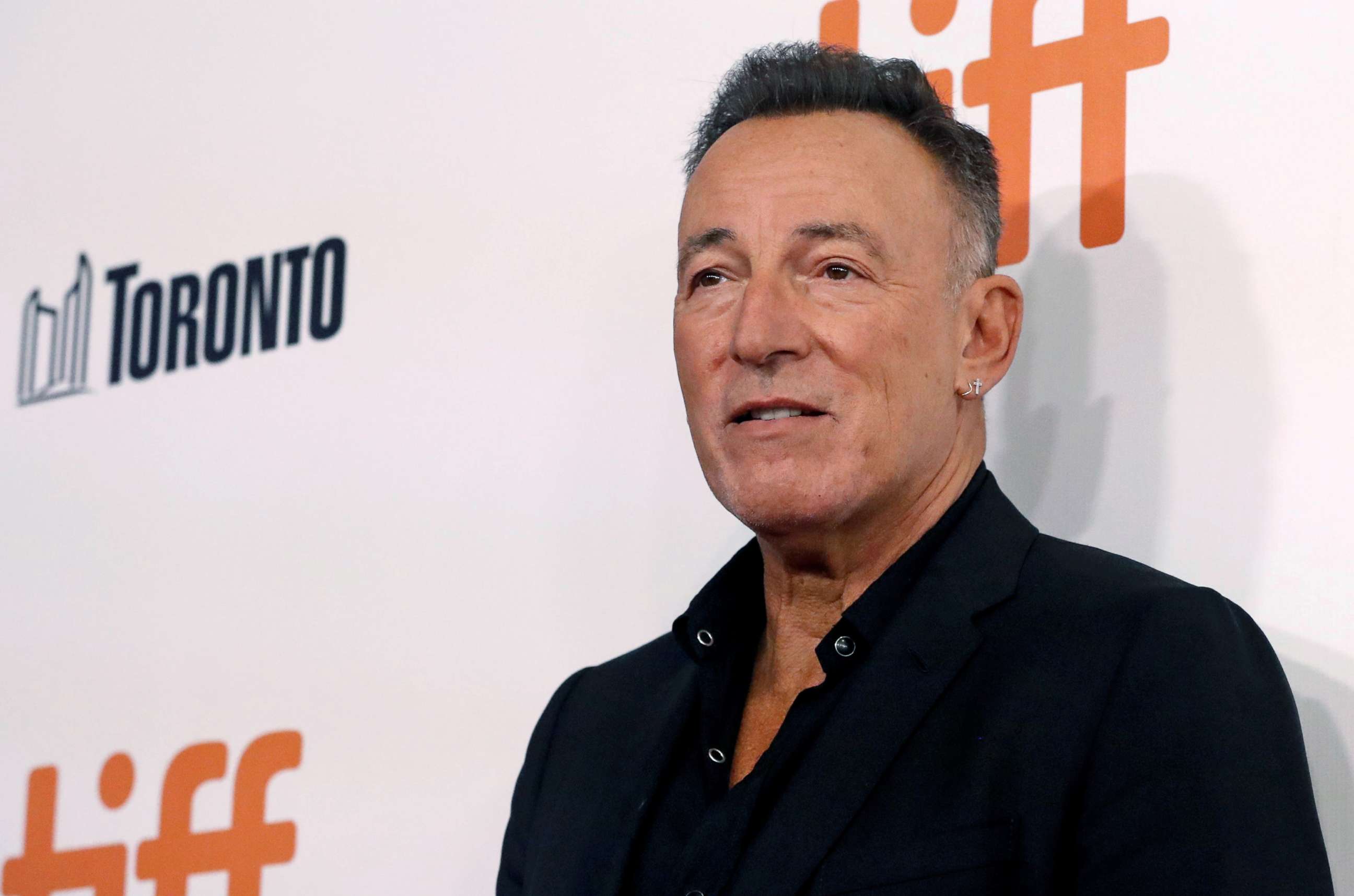 PHOTO: Bruce Springsteen arrives for a premiere, Sept. 12, 2019, in Toronto.