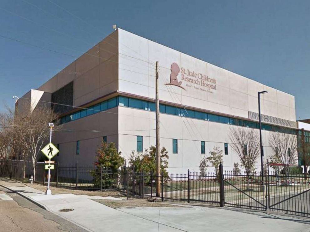 PHOTO: In this undated google map is the St. Jude Childrens Research Hospital in Memphis, Tenn.
