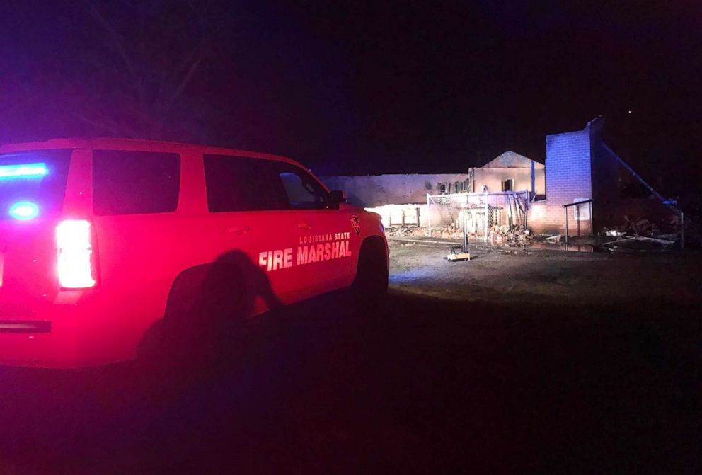 PHOTO: St. Mary Baptist Church pictured here, is part of an ongoing investigation into a series of church fires in Louisiana.