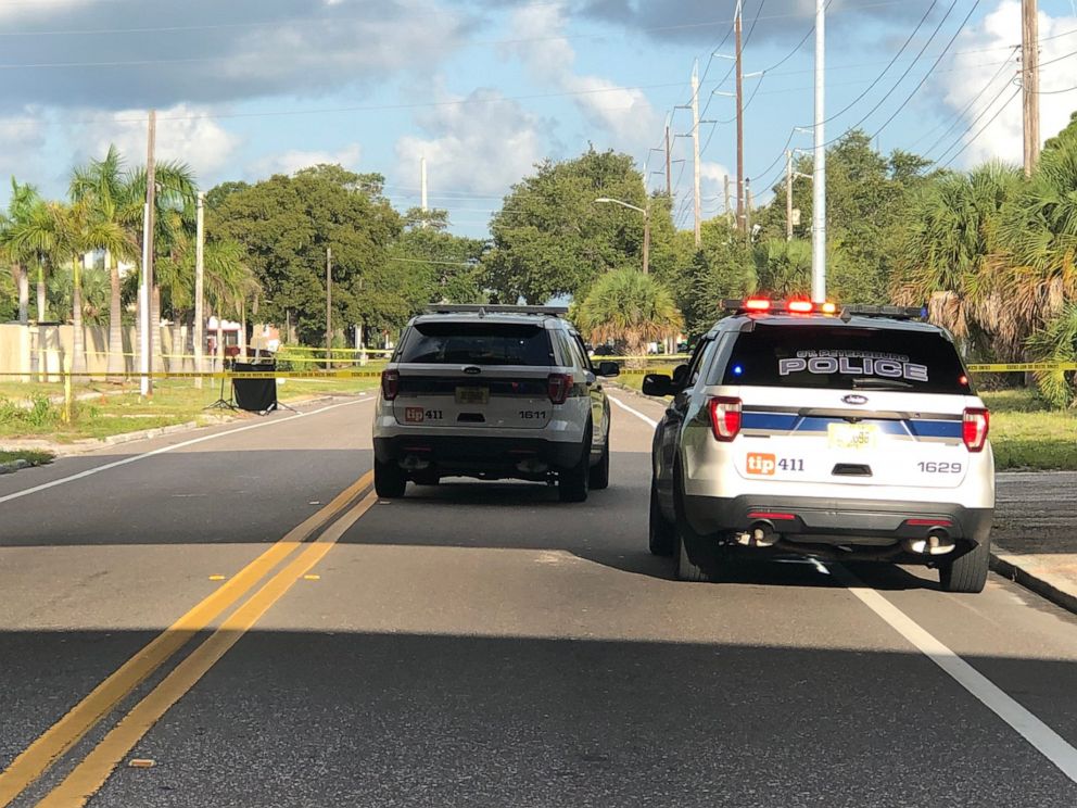 PHOTO: The St. Petersburg Police tweeted this photo with the caption "investigating human head found on the side of the road on 38th Av S between 31st and 34th St. South," July 7, 2020. 