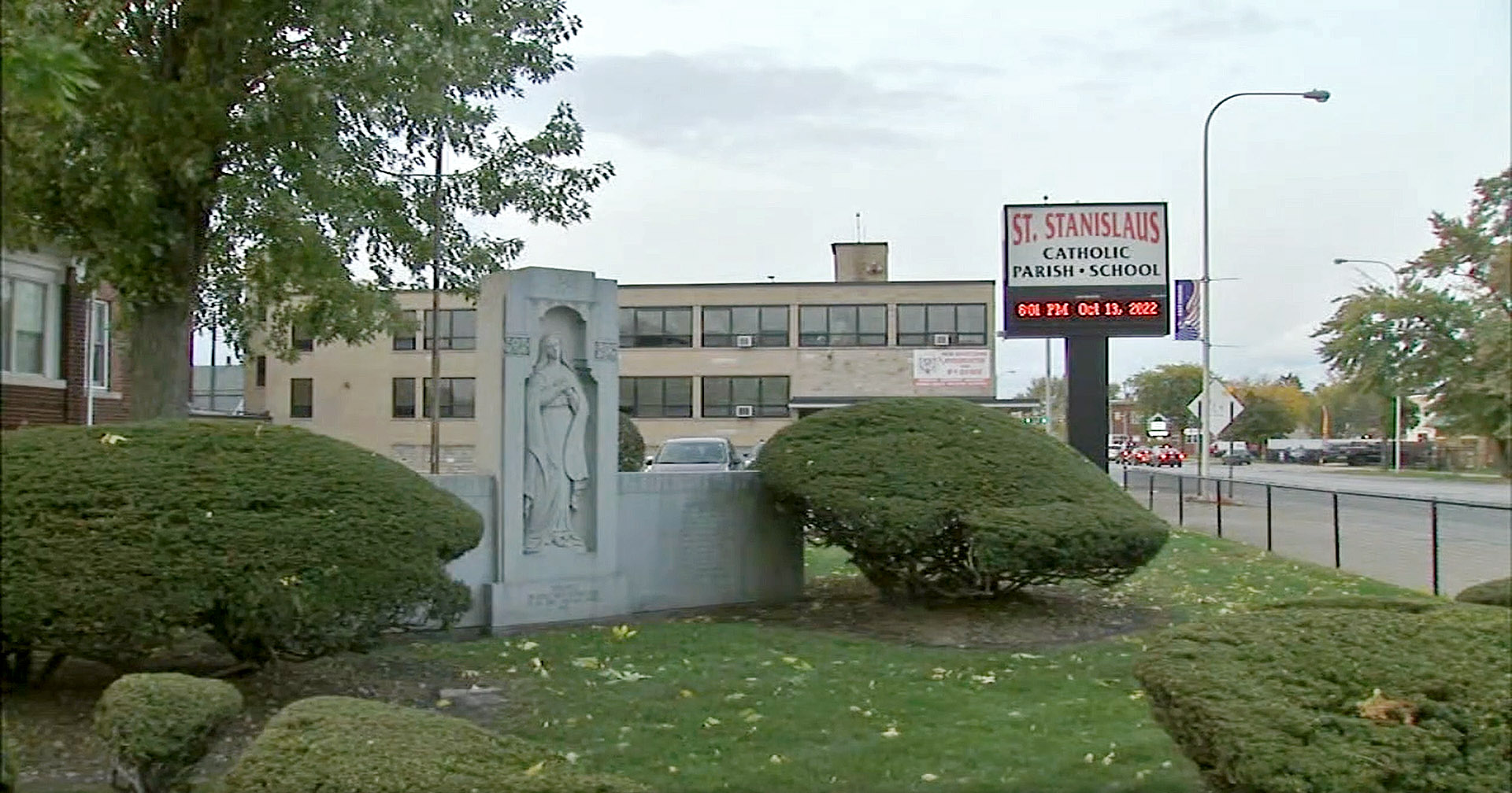 PHOTO: St. Stanislaus School in Chicago, Ill., is seen in a 2019 image from Google Maps street view.