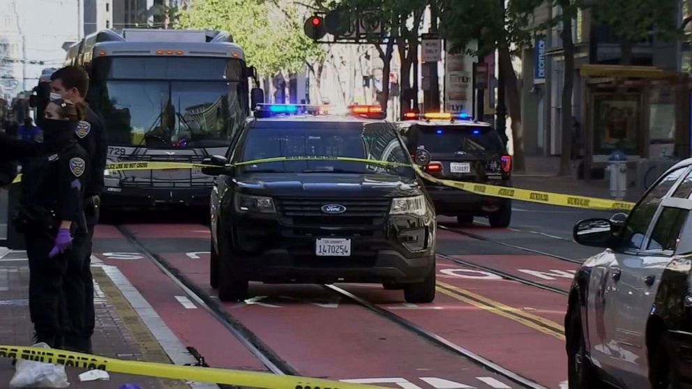 PHOTO: Two Asian American women were stabbed in downtown San Francisco on May 4, 2021.