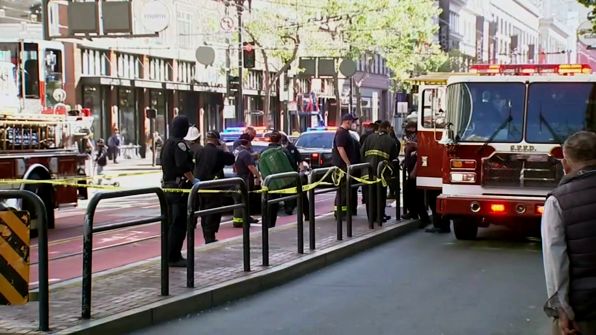 PHOTO: Two Asian American women were stabbed in downtown San Francisco on May 4, 2021.
