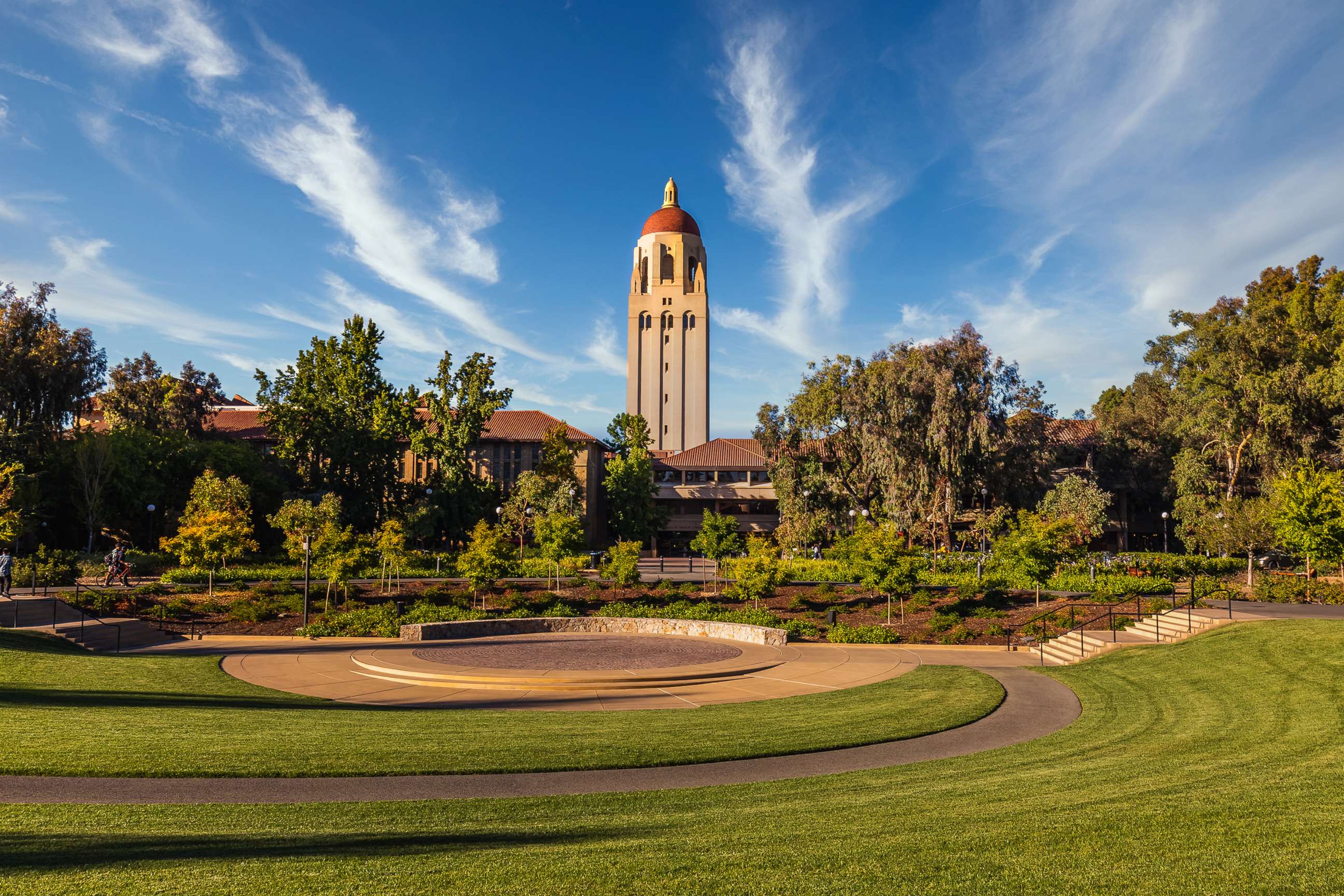 PHOTO: Campus buildings and hallways of the Stanford University is seen in this undated stock photo.