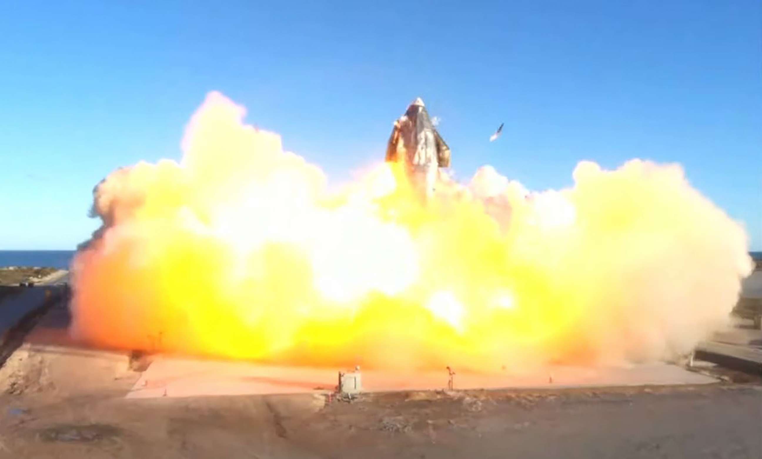 nasa rocket explosion test