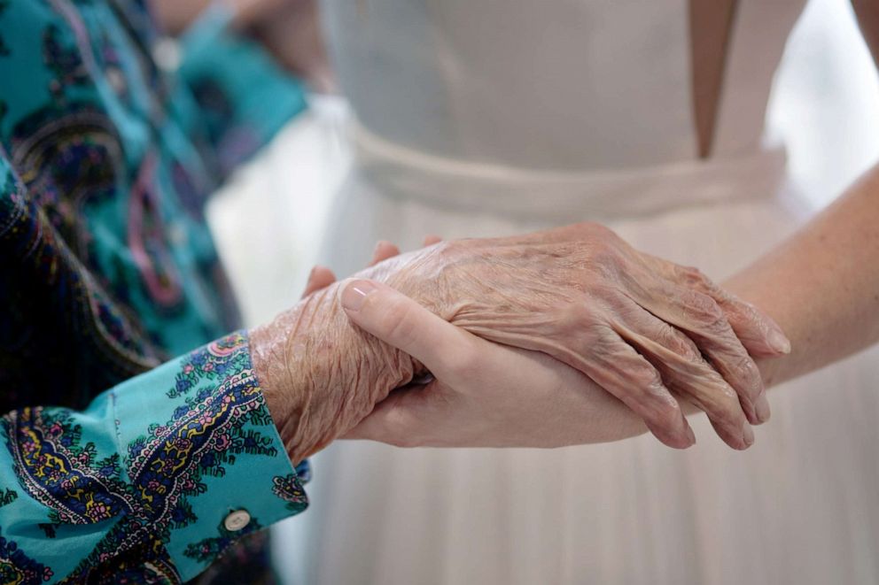 PHOTO: Tara Foley flew from Austin, Texas, to Florida to take professional wedding photographs with her 102-year-old Nana, Stasia Foley, because she could not make the trip due to her age and health.