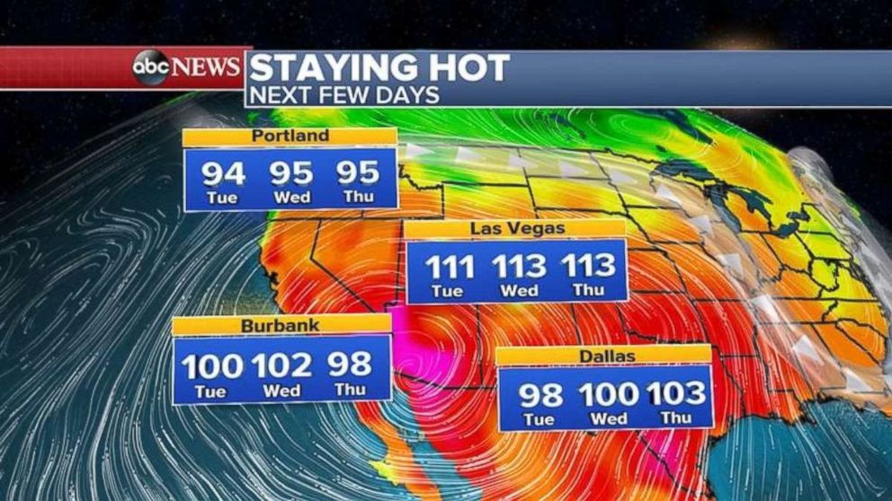 PHOTO: A heat wave is hitting the West Coast.