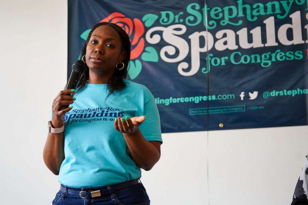 PHOTO: Stephany Rose Spaulding, a Baptist pastor and a Democratic candidate for Illinois' first congressional district.