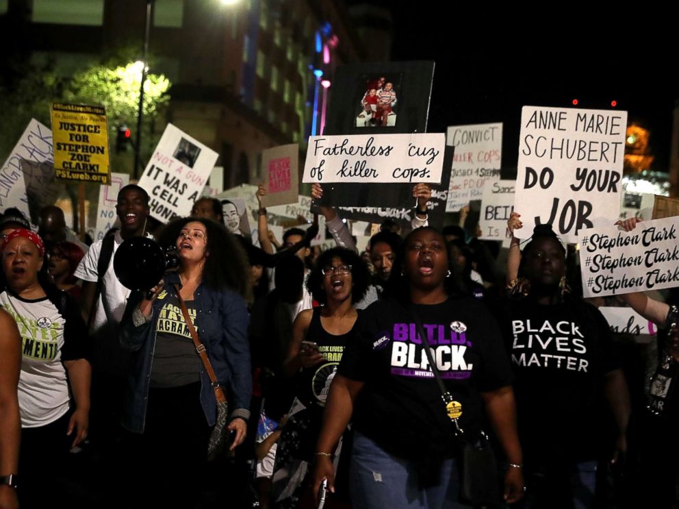 Garrett Temple Present at Matt Barnes' Stephon Clark Rally Before Warriors-Kings