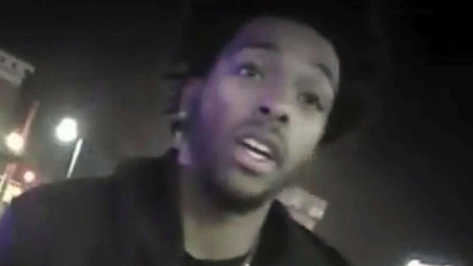 PHOTO: This Jan. 26, 2018 police body-camera footage released by Milwaukee Police Department shows NBA Bucks guard Sterling Brown as he talks to arresting police officers after being shot by a stun gun in a Walgreens parking lot in Milwaukee.