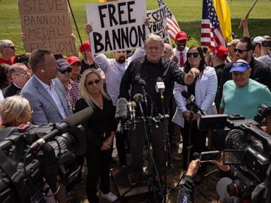 Steve Bannon reports to prison for contempt of Congress sentence