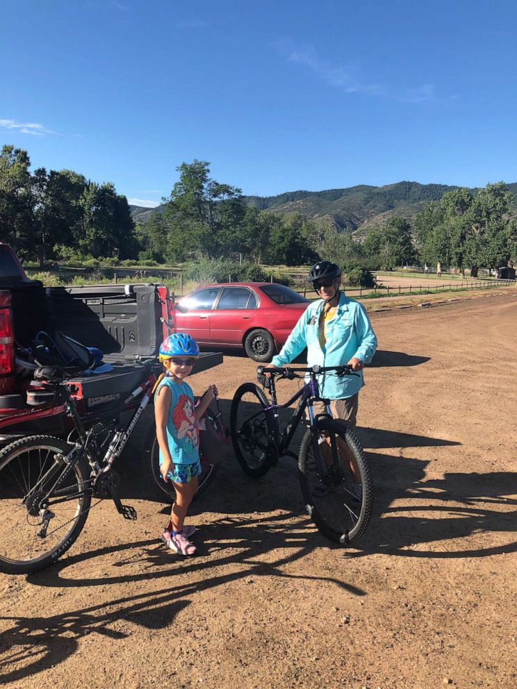 PHOTO: Betty Huart is now cancer free. Doctors also cured her Hepatitis C, contracted from the infected donated liver, within 12 weeks. Too tired before the transplant, Huart is now able to ride her beloved bike again.