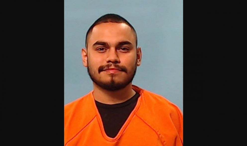 PHOTO: Steven Salazar, 22, seen in an initial mugshot from his arrest for reckless driving on Dec. 6, 2018, was later charged with attempted kidnapping for attacking a girl in Alvin, Texas, on Sunday, Dec. 2, 2018.