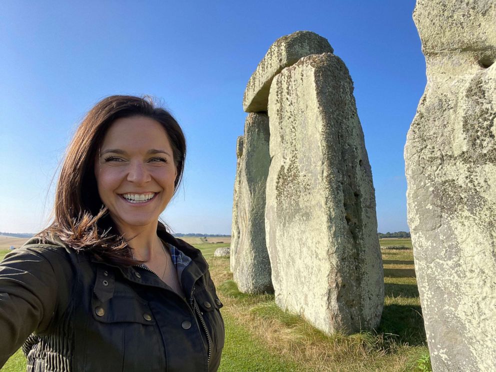 PHOTO: Maggie Rulli is pictured at Stonehenge, on Sept. 15, 2021, in Amesbury, United Kingdom.