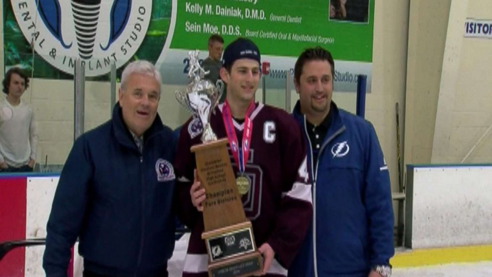 PHOTO: Marjory Stoneman Douglas won the Lightning High School Hockey League Tier 1 state title with a 7-4 victory Sunday over Jesuit.
