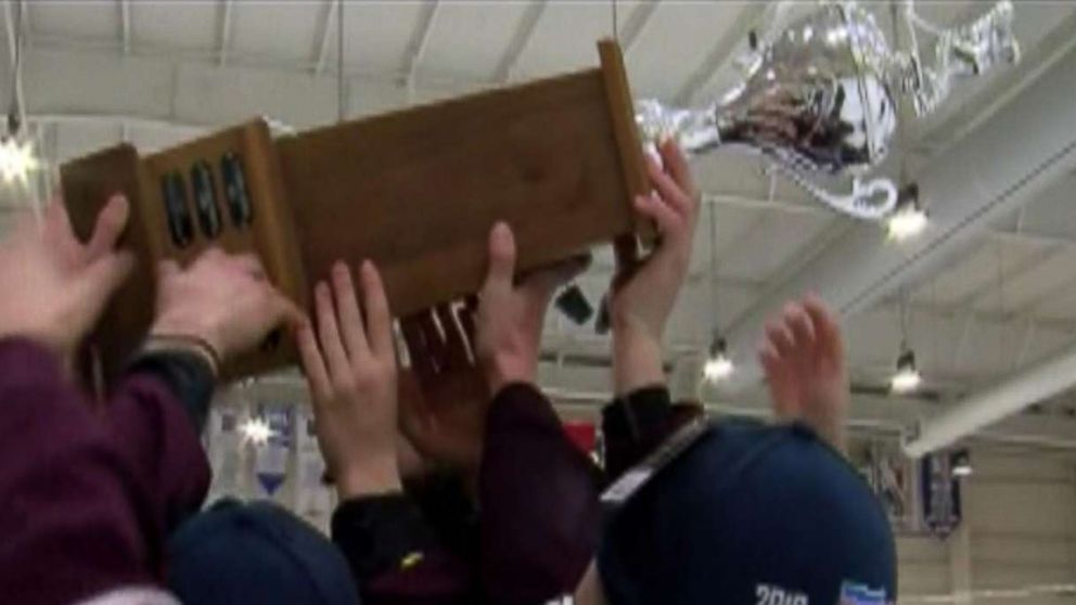 PHOTO: Marjory Stoneman Douglas won the Lightning High School Hockey League Tier 1 state title with a 7-4 victory Sunday over Jesuit.