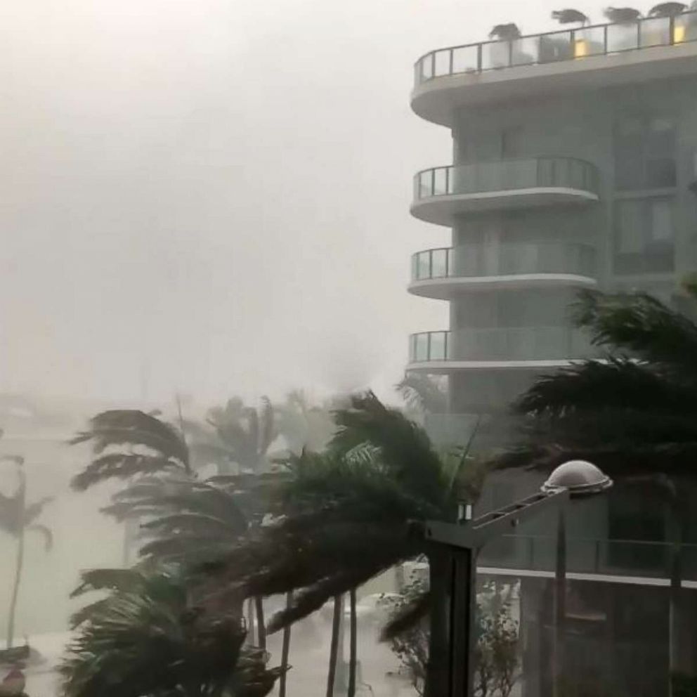 PHOTO: @michaelscig72 shared video on Instagram showing tropical storm Alberto, May 27, 2018 in Miami.