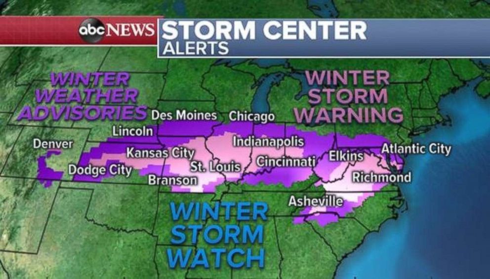 Winter storm delivering snow to Midwest with East Coast up next ABC News