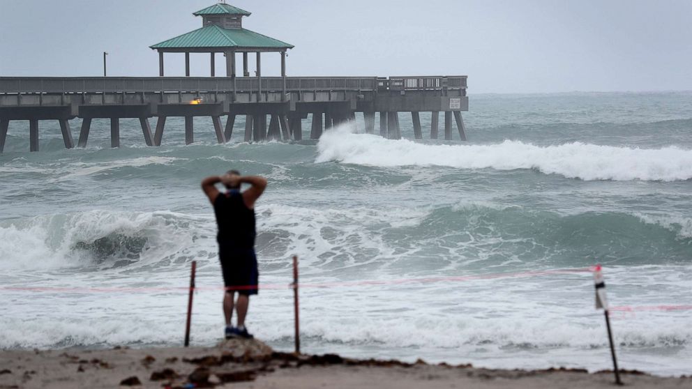 VIDEO: Tropical Storm Isaias churns off Florida’s east coast