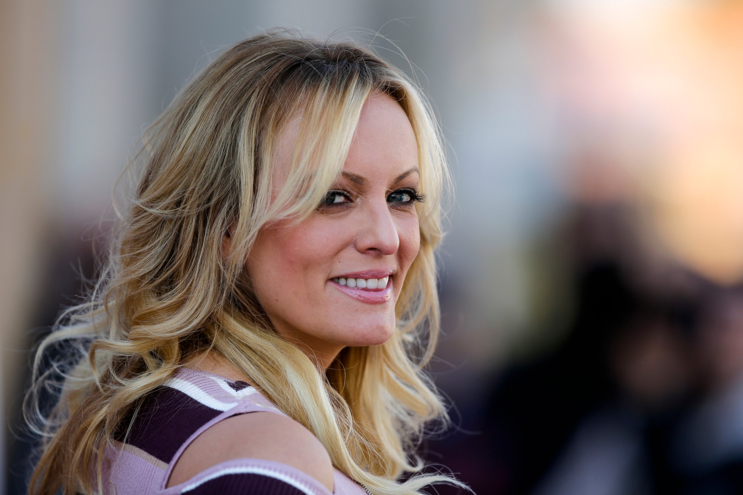 PHOTO: In this Oct. 11, 2018, file photo, adult film actress Stormy Daniels attends the opening of the adult entertainment fair 'Venus' in Berlin, Germany.