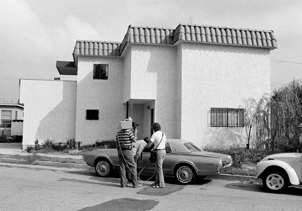 PHOTO: Newsmen examine the car of Dorothy Stratten, "Playmate of the year 1980," after the nude bodies of her and her husband, Paul Snider, were found dead in this apartment in Los Angeles, Aug. 15, 1980.