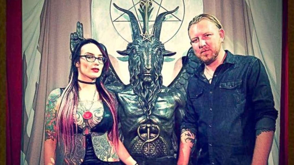 PHOTO: Attorney Stuart de Haan (R) heard of the Arizona chapter of The Satanic Temple, filed a lawsuit against the city of Scottsdale, Ariz., charging religious discrimination over being denied a request to give the invocation as a city council meeting. 