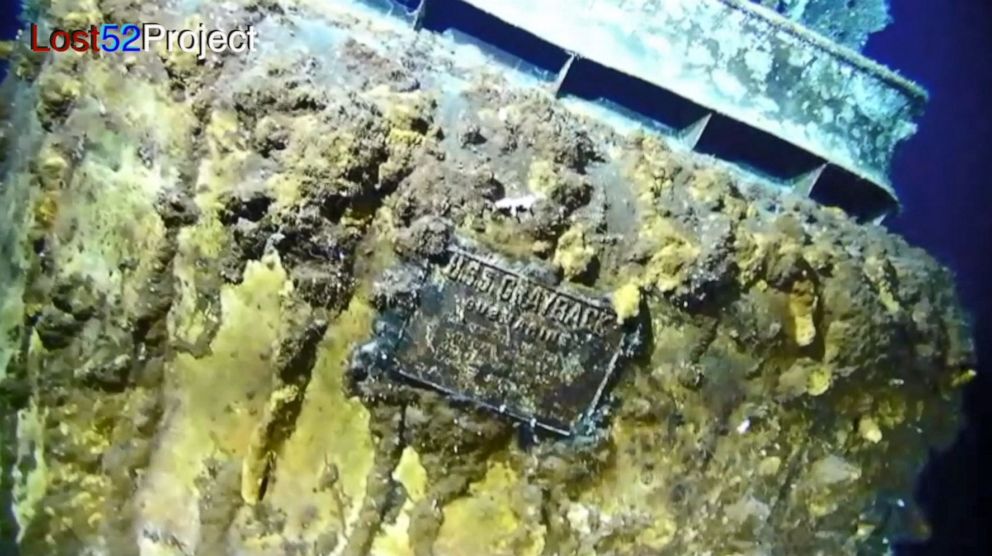 PHOTO: The USS Grayback, credited with sinking 14 enemy ships, was discovered south of Okinawa with much of its body still intact.