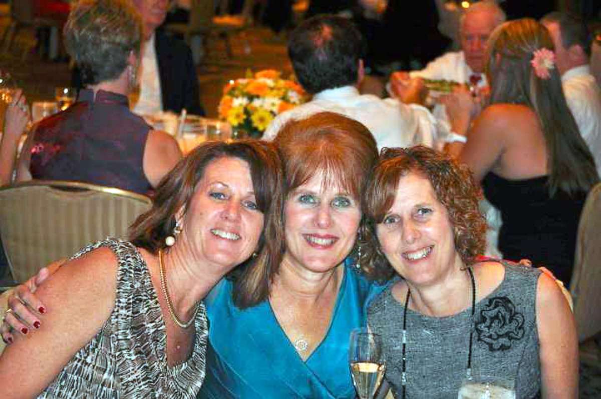 PHOTO: Seen from left, sisters Sue Connors, Mary Sherlach and Jane Dougherty in an undated photo. Sherlach was the school psychologist and an 18-year employee who lost her life at Sandy Hook elementary school in Newtown, Conn. on Dec. 14, 2012. 