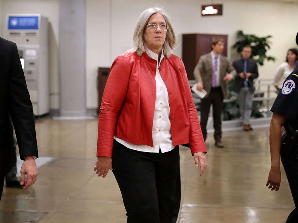 PHOTO:    of al  Sue ss arrives for a Briefing at the U.S. Capitole, May 24, 2018, in Washington.