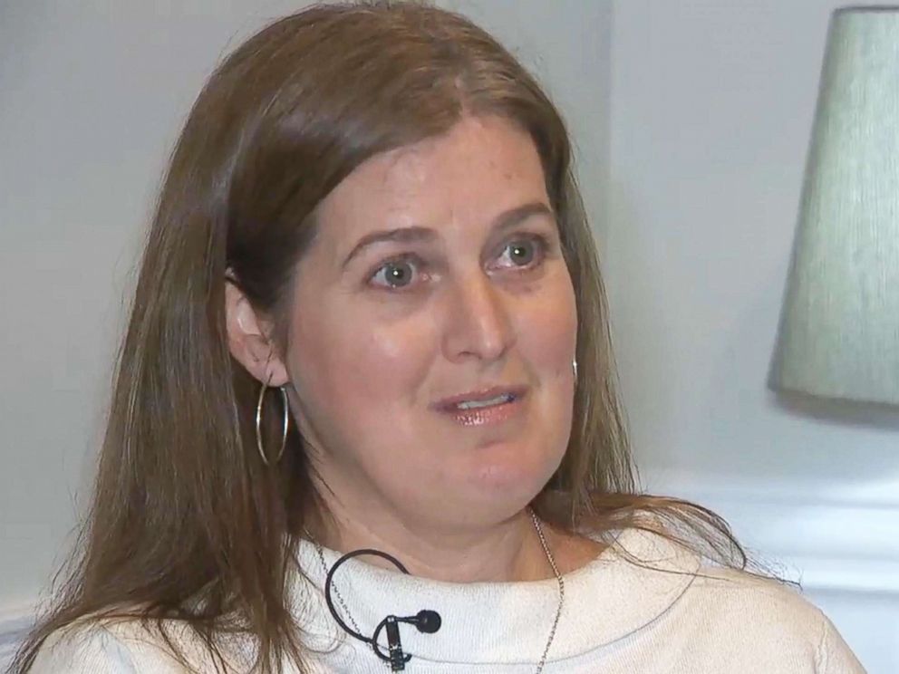 PHOTO: Sue Kruczek is captured in this image taken from video of her interview about her letter to President Donald Trump.