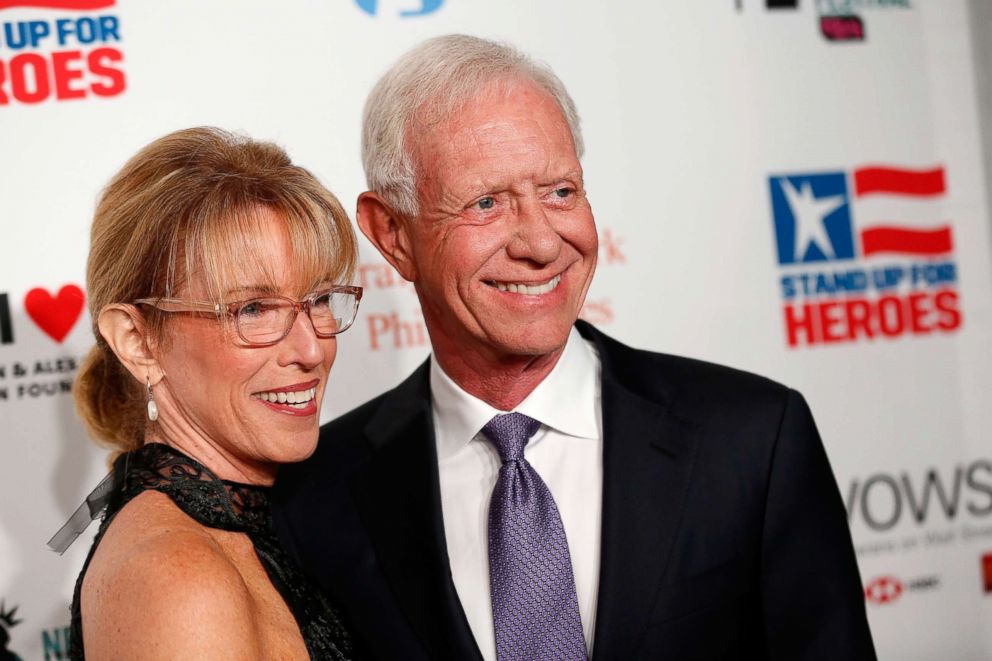 PHOTO: Capt. Chesley 'Sully' Sullenberger (R) and Lorrie Sullenberger attend The New York Comedy Festival and The Bob Woodruff Foundation present the 12th Annual Stand Up For Heroes event, Nov. 5, 2018, in New York.