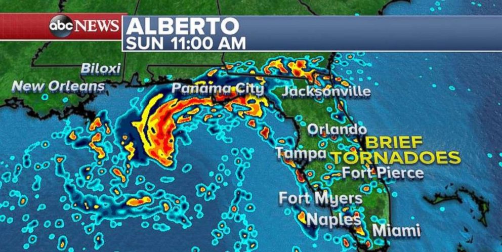 Florida Declares Emergency Ahead Of Subtropical Storm Alberto's Heading ...