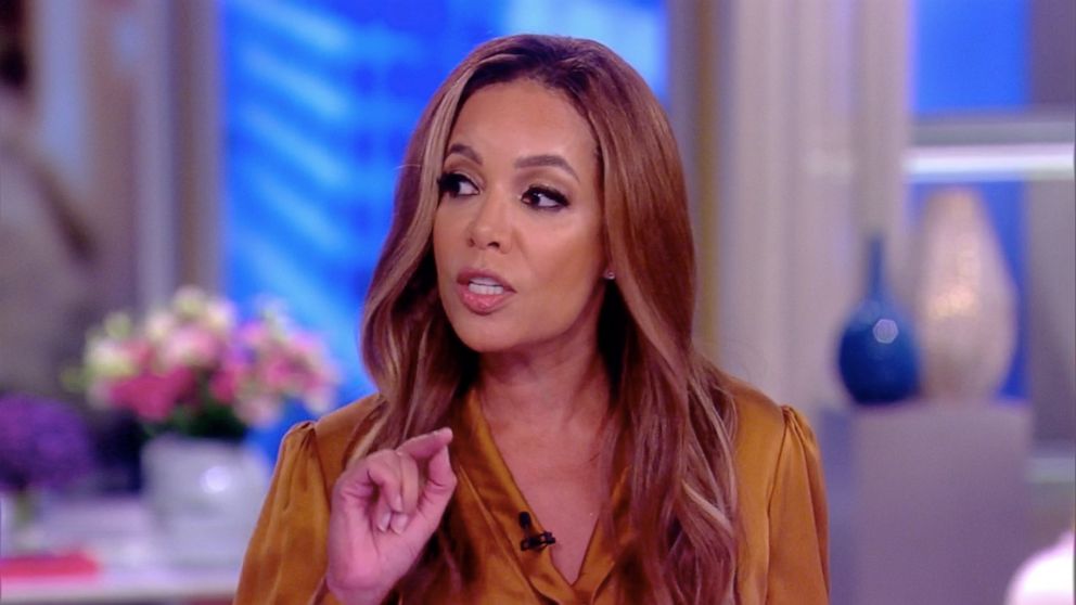 PHOTO: Sunny Hostin of "The View" weighs in on Pres. Trump's comments about Rep. Elijah Cummings and the city of Baltimore of Monday, July 29, 2019.