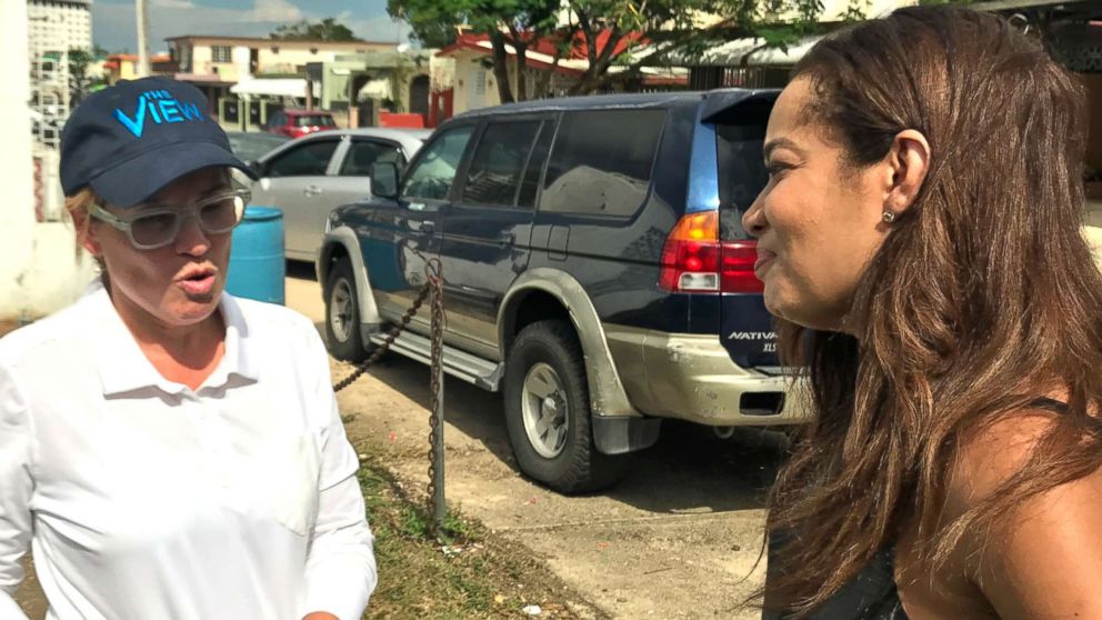 PHOTO: San Juan Mayor Carmen Yulin Cruz spoke with "The View's" Sunny Hostin about recovery efforts in Puerto Rico following Hurricane Maria.