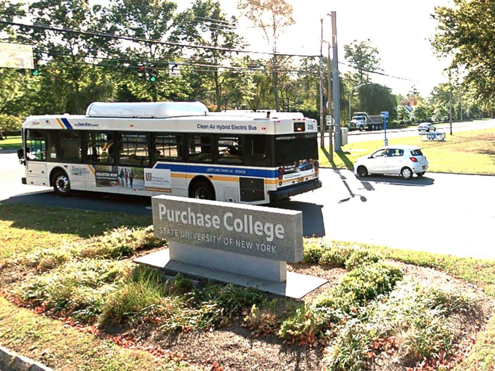 PHOTO: A sign for the State University of New York at Purchase in Harrison, N.Y., is pictured in this undated image from Google.